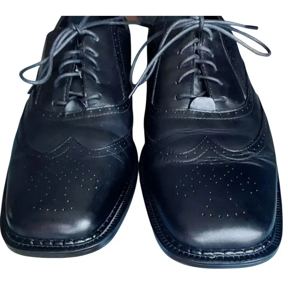 Red Wing Baxter 4790 Men's Black Leather Oxford Wingtip Brogue Size 11.5D